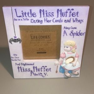 Vintage Little Miss Muffet frame